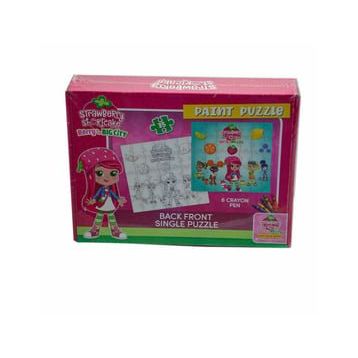 Laço CK7880 Çilek Kız Boyamalı Puzzle