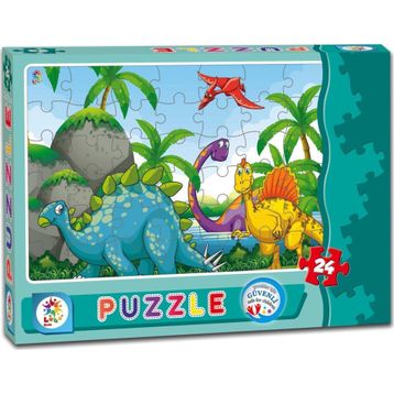 Laço Dinazorlar 24 Parça Kutu Puzzle