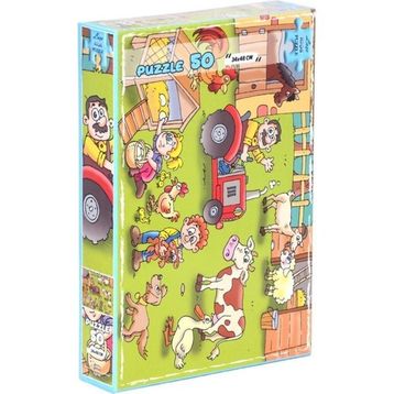 Laço Kids Çiftlik 50 Parça Kutu Puzzle