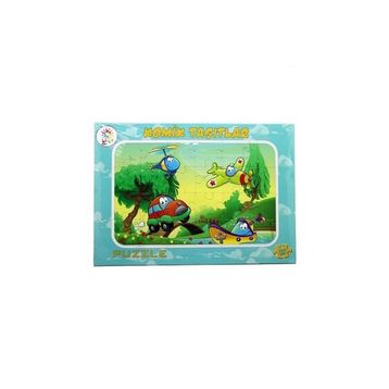 Laço Kids Frame Komik Taşıtlar Puzzle