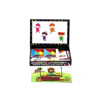 Laço LC7163 Manyetik Aktiviteler Tangram Puzzle Yazı Tahtası