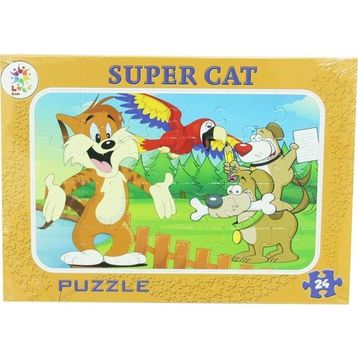 Laço LCFRM004 Super Cat 24 Parça Puzzle