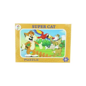 Laço LCFRM004 Super Cat 24 Parça Puzzle