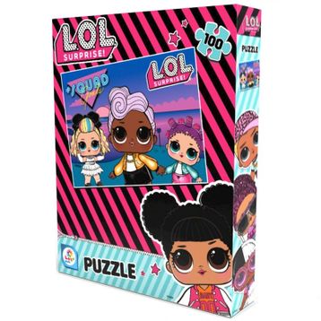 Laço Lol 100 Parça Çocuk Puzzle