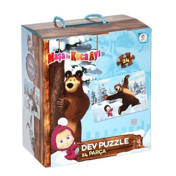 Laço Maşa İle Koca Ayı 24 Parça Dev Puzzle