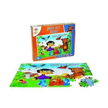 Laço Sevimli Ayı Boby 130 Parça Puzzle