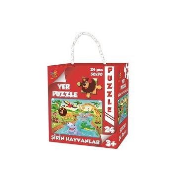 Laço Şirin Hayvanlar 24 Parça Puzzle