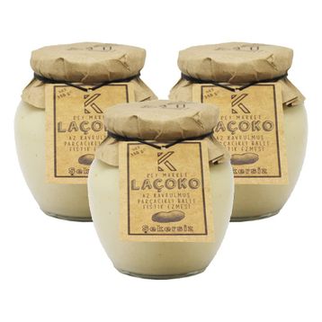Laçoko 1.05 kg Şekersiz Katkısız Glutensiz Doğal Az Kavrulmuş Parçacıklı Ballı Yer Fıstığı Ezmesi