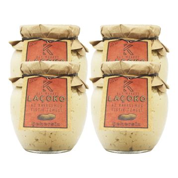 Laçoko 1.4 kg Şekersiz Katkısız Glutensiz Vegan Doğal Az Kavrulmuş Yer Fıstığı Ezmesi
