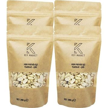 Laçoko 1 kg Soyulmuş Tuzsuz, Doğal Az Kavrulmuş Yer Fıstığı