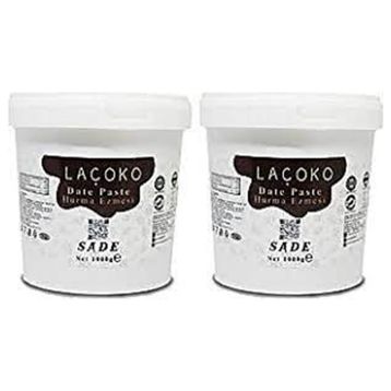 Laçoko 2 kg Şekersiz Katkısız Glutensiz Vegan Doğal Hurma Ezmesi