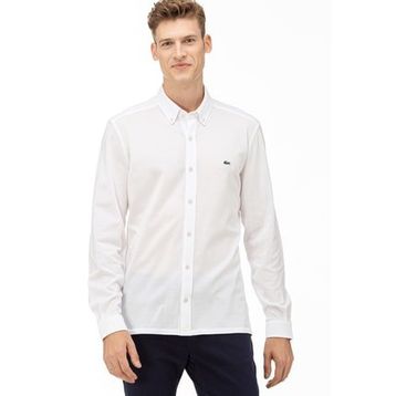 Lacoste CH5843 Beyaz Slim Fit Erkek Gömlek