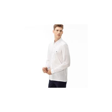 Lacoste CH5843 Beyaz Slim Fit Erkek Gömlek
