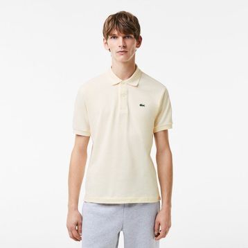 Lacoste L.12.12 Classic Fit Bej Polo Erkek T-shirt