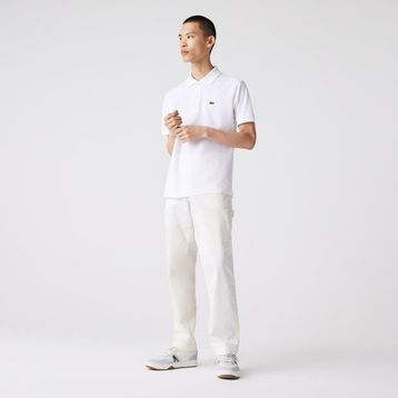 Lacoste L1212-00-001 Beyaz Erkek Tişört