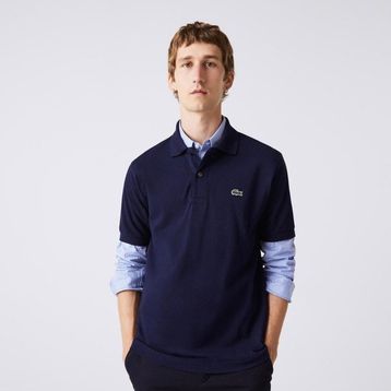 Lacoste L1212-00-166 Lacivert Erkek T-Shirt