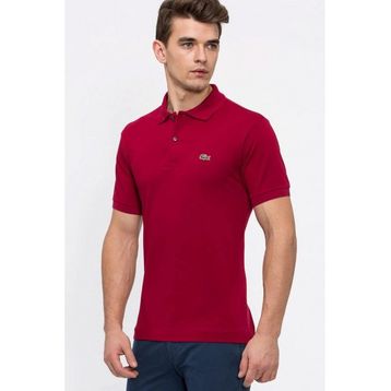 Lacoste L1212 Bordo Erkek T-shirt