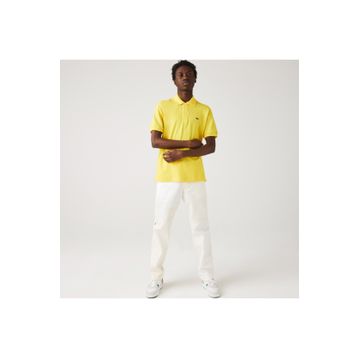 Lacoste L1212 Yeşil Klasik Fit Polo Yaka Erkek T-shirt
