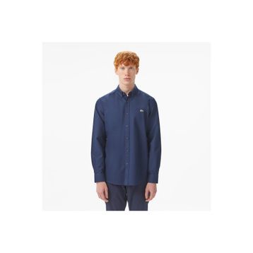 Lacoste Slim Fit Lacivert Erkek Gömlek