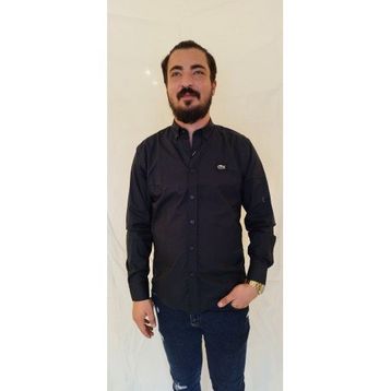 Lacoste Slim Fit Lacivert Erkek Gömlek
