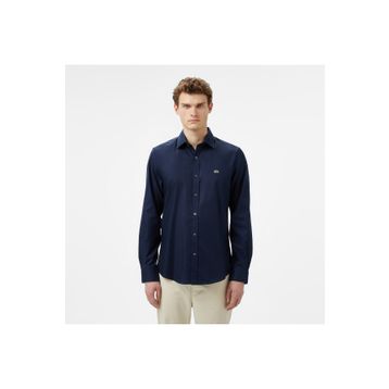 Lacoste Slim Fit Lacivert Erkek Gömlek