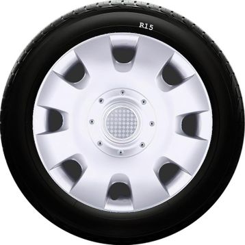 Lada SKS-SJS 304 15 İnç 4 Adet Jant Kapağı