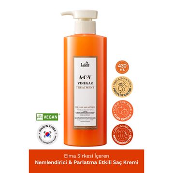 Lador Saç Derisini Canlandıran ve Parlaklaştıran Sirke Özlü Acv Vinegar Treatment 430 ml Saç Kremi