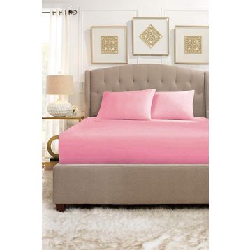 Lady Moda Lastikli Pembe Tek Kişilik Çarşaf Takımı