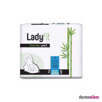 Ladyfit Bambu Süper Gece 6 Ped