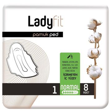 Ladyfit Normal 8 Adet Pamuk Ped