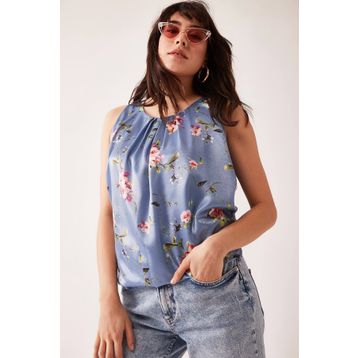 Lafaba 17Y014914 Mavi Kadın Bluz