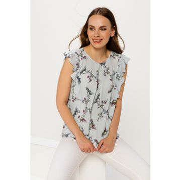 Lafaba 17Y014914 Mavi Kadın Bluz