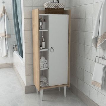 Lagomood Ruby Beyaz Meşe Çok Amaçlı Dolap