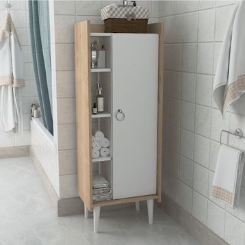 Lagomood Ruby Beyaz Meşe Çok Amaçlı Dolap