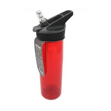 Laken 0.75 lt Kırmızı Tritan Jannu Şişe Matara