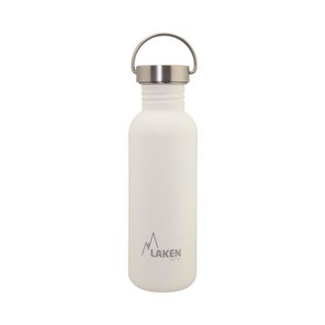 Laken LKBSH75BL 18/8 Çelik Basic Tek Çeper 0.75 lt Beyaz Şişe Suluk