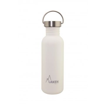 Laken LKBSH75BL 18/8 Çelik Basic Tek Çeper 0.75 lt Beyaz Şişe Suluk