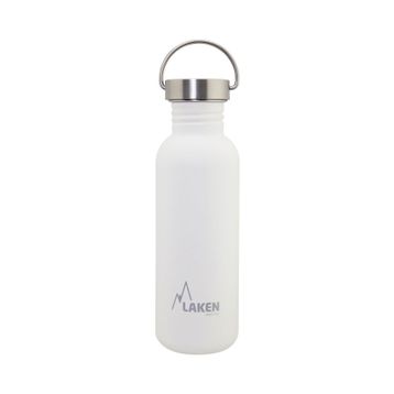 Laken LKBSH75BL 18/8 Çelik Basic Tek Çeper 0.75 lt Beyaz Şişe Suluk