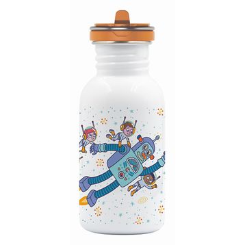 Laken LKN-LKBSFSP Çelik Basic Şişe 0,50 lt Space Robot Termos