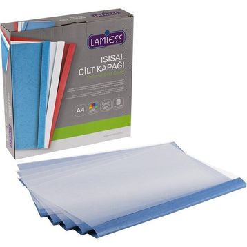 Lamiess 1.5 mm 100'lü Mavi Isısal Cilt Kapağı