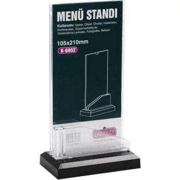 Lamiess K-6052 Masaüstü Menü Stand