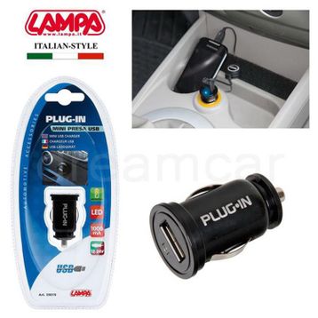 Lampa 39019 1000 mA Plug-In Usb Çıkışlı Şarj Soketi