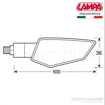 Lampa 90088 Typhoon Siyah SMD Led Sinyal