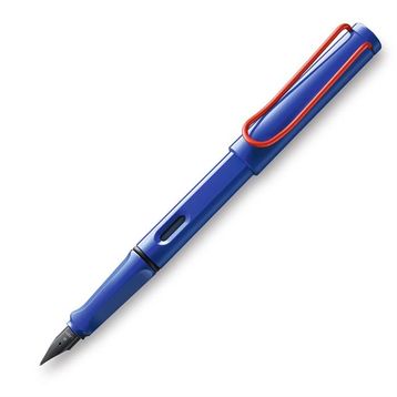 Lamy Safari 14 Mk-M Mavi Gövde Kırmızı Klips M Uç Dolma Kalem