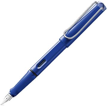 Lamy Safari 14 Mk-M Mavi Gövde Kırmızı Klips M Uç Dolma Kalem