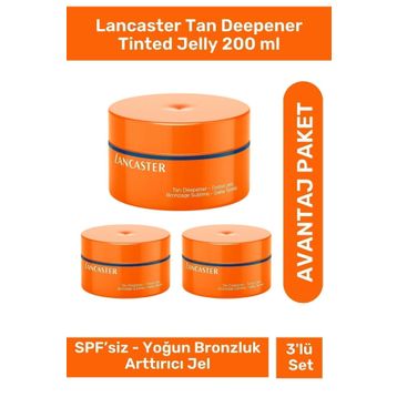 Lancaster Tan Deepener Tinted Jelly 200 ml - 3 Adet