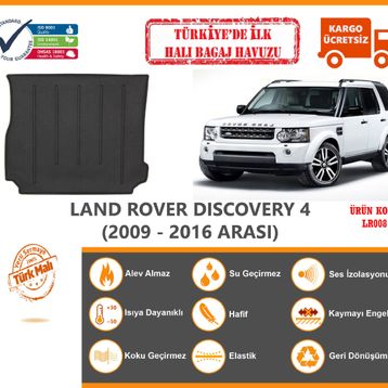 Land Rover Discovery 4 2009 2016 Halı Bagaj Havuzu