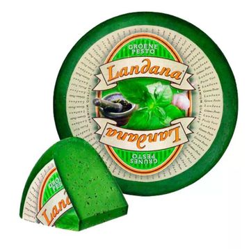 Landana 1 kg Fesleğenli Yeşil İthal Gouda Peyniri
