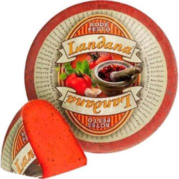 Landana 500 gr Taze Fesleğenli Kırmızı İthal Gouda Peyniri