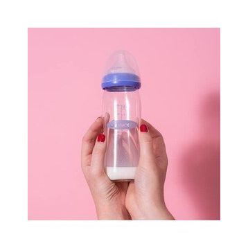Lansinoh 240 ml Şeffaf Orta Akış Biberon
